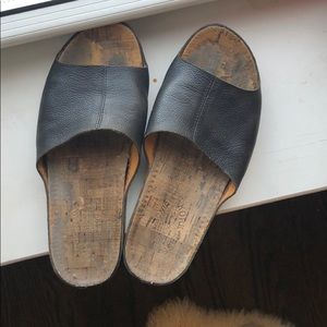 Black Kork-Ease Tutsi Slide